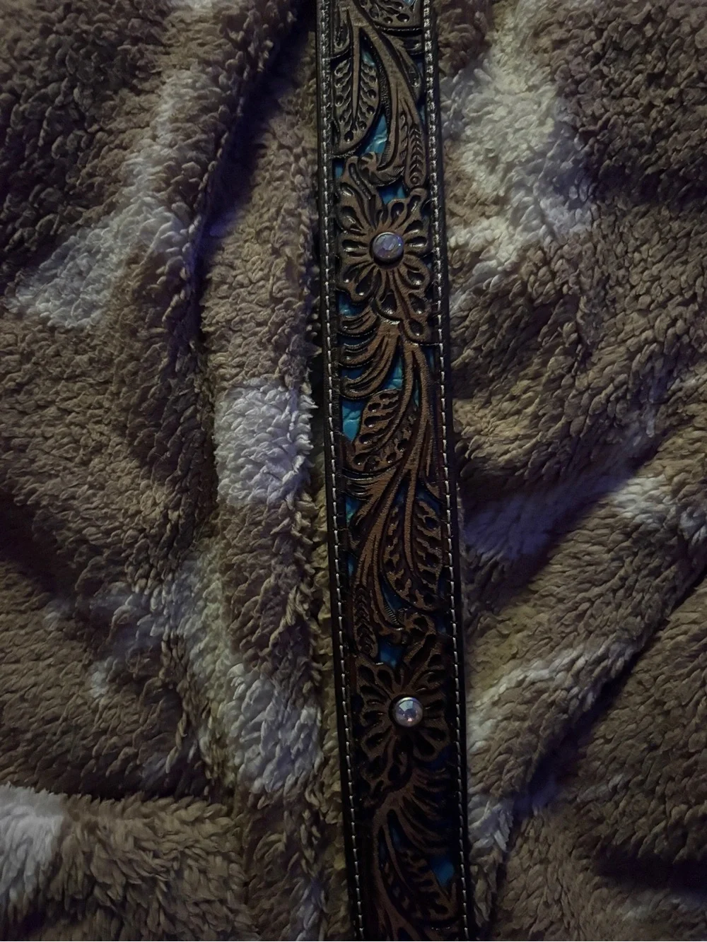 ariat women’s belt + diamond buckle